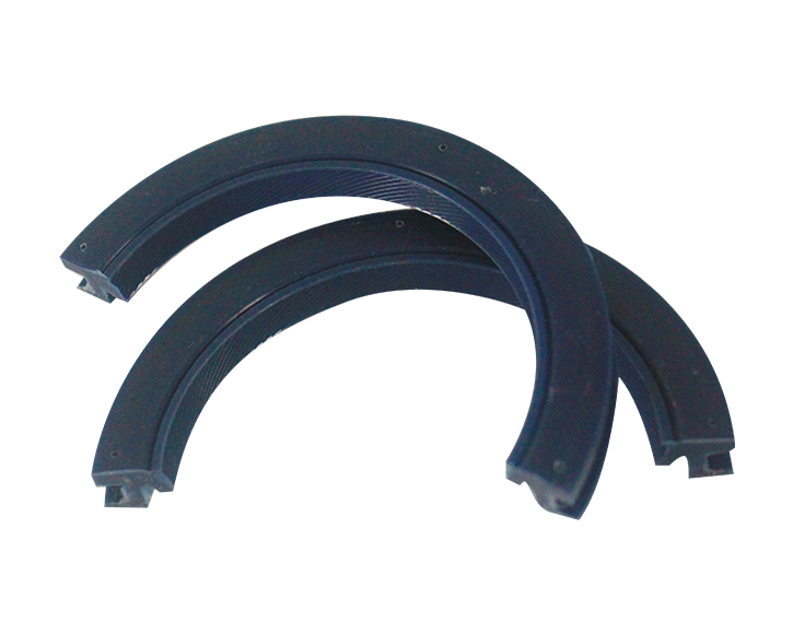 Rubber coated iron