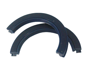 Rubber coated iron